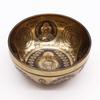 Tibetan Singing Bowl 21cm 5 Buddhas Engraved