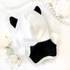 White 10cm Plush Hoodie with Horns, Cotton Doll Clothes, G.triger, for Oshi-Nui (Pre-owned)