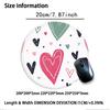 Anti slip 1pc Mouse Pad Keyboard Mouse Pad office Pad Desk accessories Game Console Pad Computer Laptop Pad Love Heart Leopard