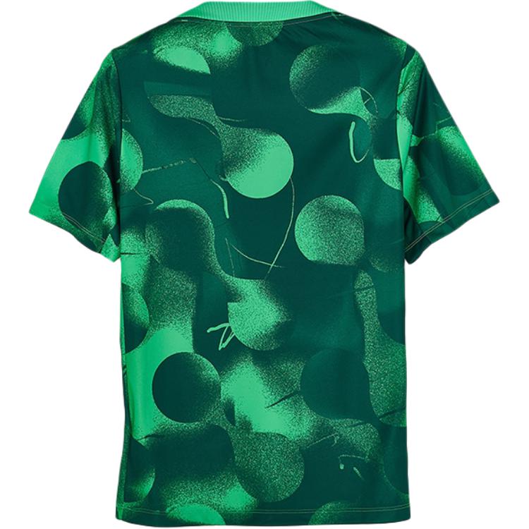 Nike 2025 Beijing Guoan Pre-Match Logo Round Neck Training Slim Fit Short Sleeve Football Shirt Men Shirts Green HM5716-302