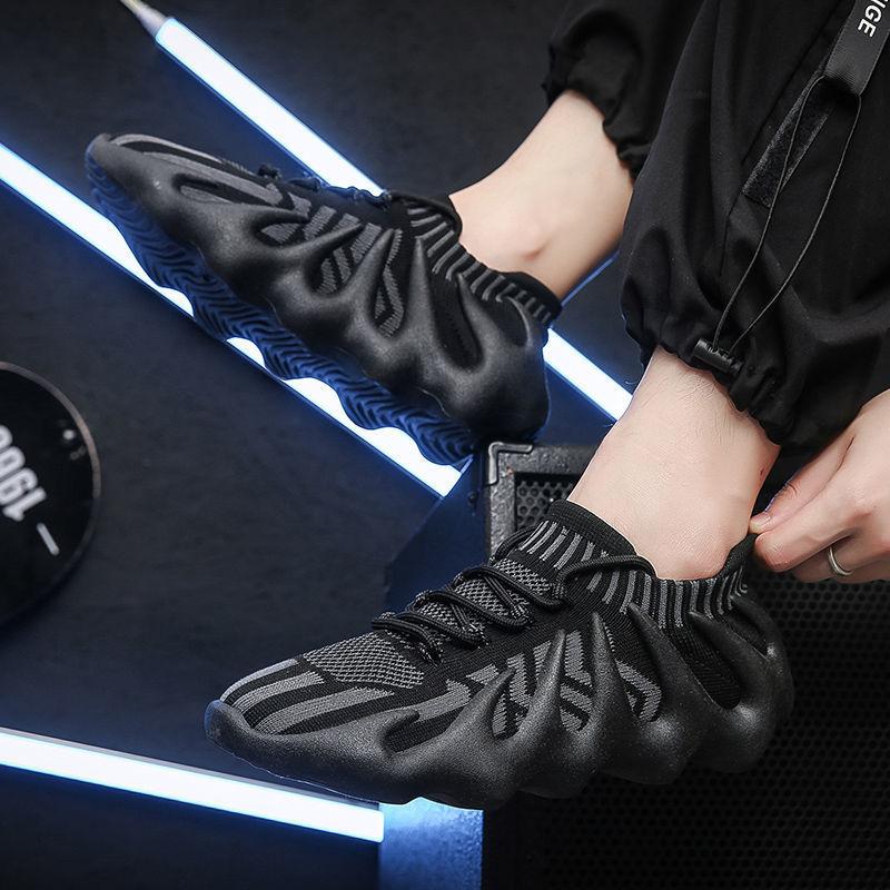 Octopus spring shoes new fly-woven shoes mesh sports dad shoes couple socks shoes