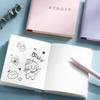 Mini Notebook High Quality Grid Page To Do List Diary Weekly Planner Pu Leather Portable Agenda Book Students