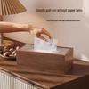 Elegant Wooden Tissue Box for Living Room - New Chinese Style