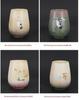 Kettle and Six Gentlemen Tea Ceremony Set - Coarse Pottery & Alloy Accessories