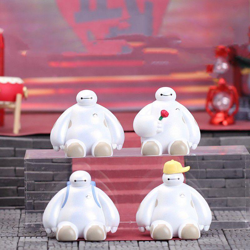 Roztomilý Baymax Auto Hlava na pružině Pro Dekoraci Palubní Desky a jako Dárek