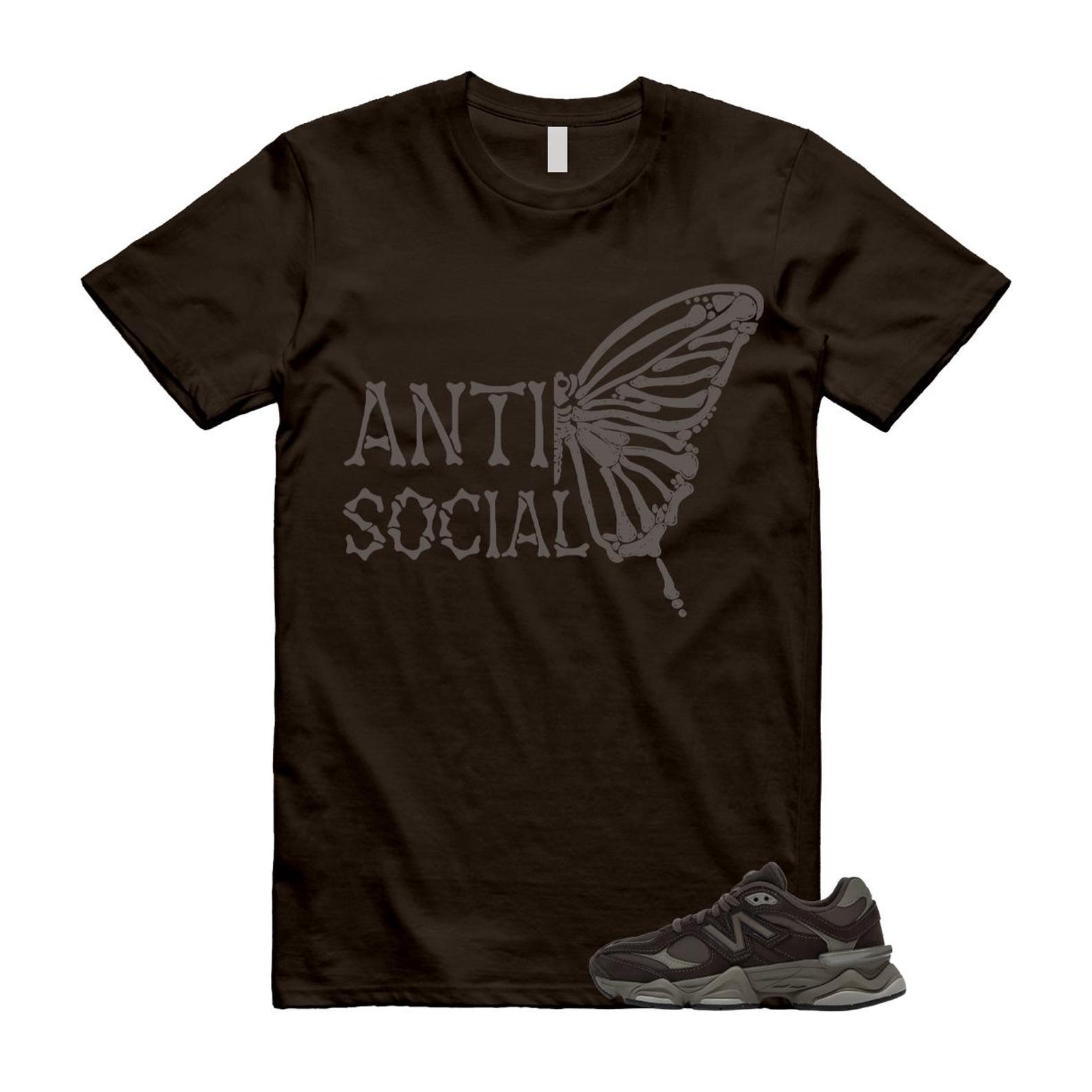 9060 Mono Cortado Brown T Shirt Match ASB S