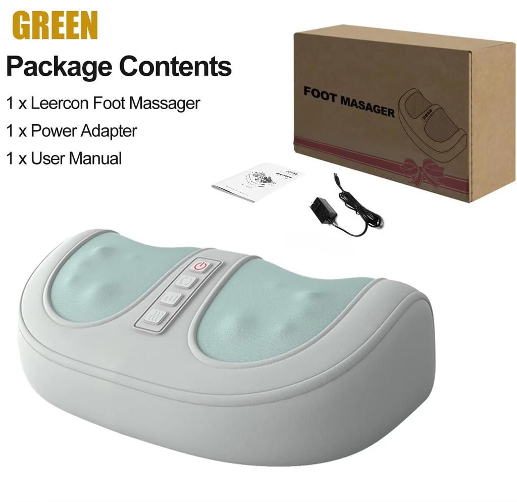 Electric Foot Massager Mini Kneading Feet Hot Compress Machines Deep Tissue Shiatsu Kneading Relieve Muscle Care Foot Machines