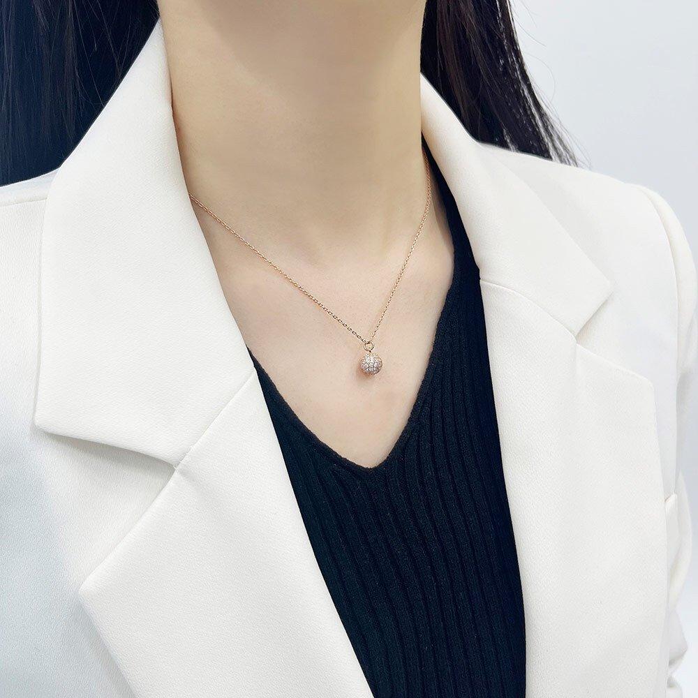 Dieuamour 14Kgp Bergé Necklace Rose Gold