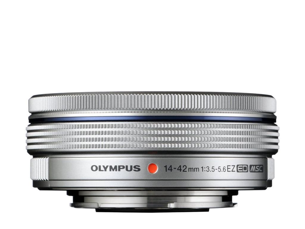 OLYMPUS DIGITAL ED Motorized Pancake Zoom Lens M.ZUIKO 14-42mm F3.5-5.6 EZ-Black [Used] (Silver)