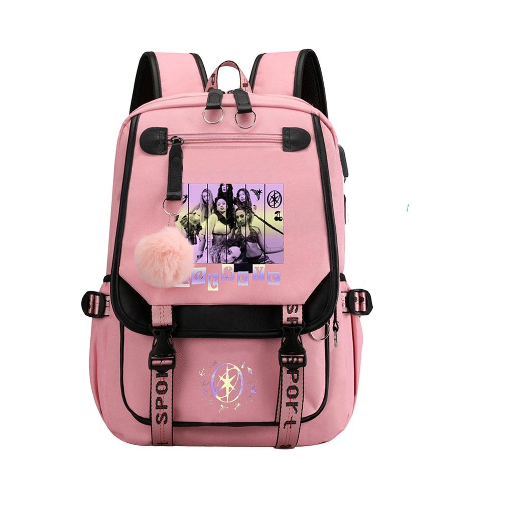 Korean Girl Group Printed School Bags For Primary And Secondary School Students