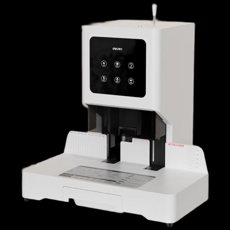 Deli D856 Automatic Financial Binding Machine CN plug (adapter included)