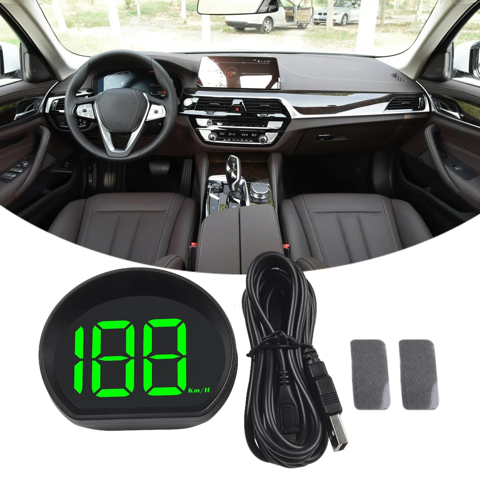 

Автомобильный HUD Цифровые датчики GPS Смарт-устройство Сигнализация превышения скорости Спидометр с USB-интерфейсом Для транспортных средств Легковые автомобили Электромобили Грузовики Для гибрида