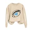 Unisex Fashion Print Long Sleeve Round Neck Sweatshirt for Casual Wear