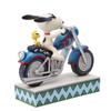 JIM SHORE Snoopy & Woodstock Riding Bike 6014347