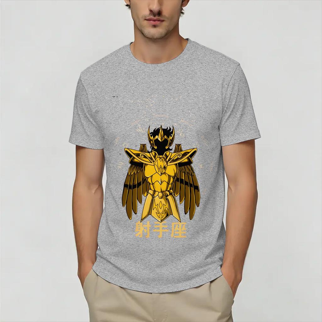 Ikki Saint Seiyas TShirt Summer Pure Cotton TShirts For Unisex Hipster Design Tee Shirt ShortSleeve Streetwear Tees