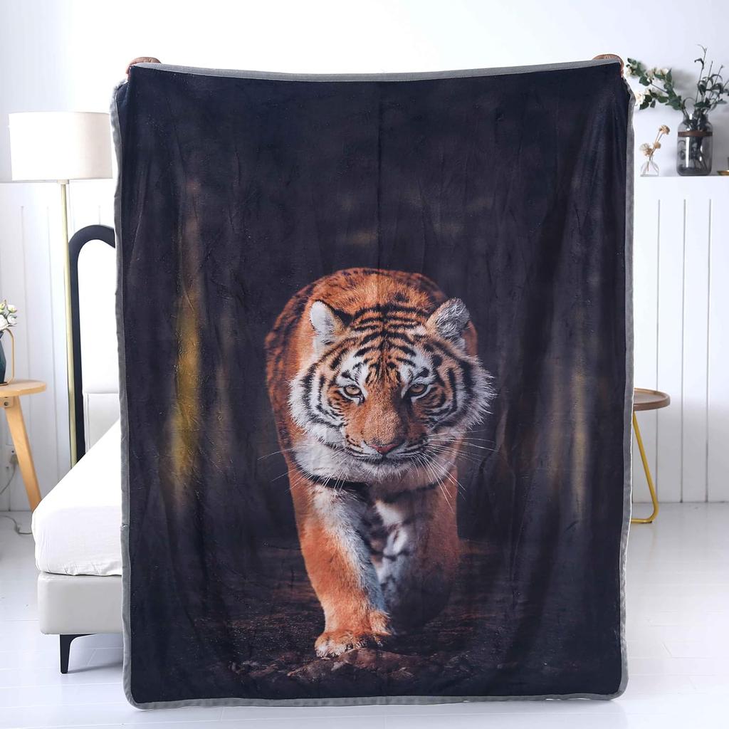 Leopard Print Blanket Soft Faux Fur Throw Cozy Living Room Decor Animal Pattern Bed Cover Warm Home Textile