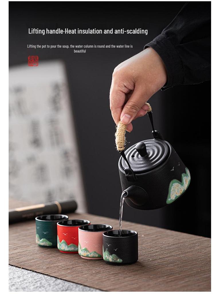 Guochao Yuanshan High-end Teaware Gift Set for Corporate or School Events