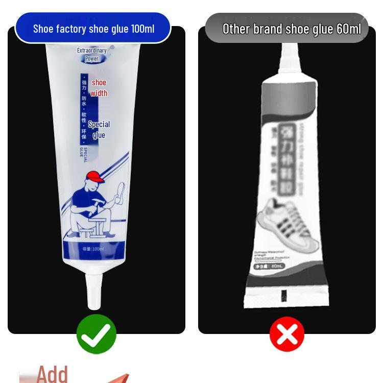 Shoe Sole Repair Adhesive for Leather Shoes and Sneakers