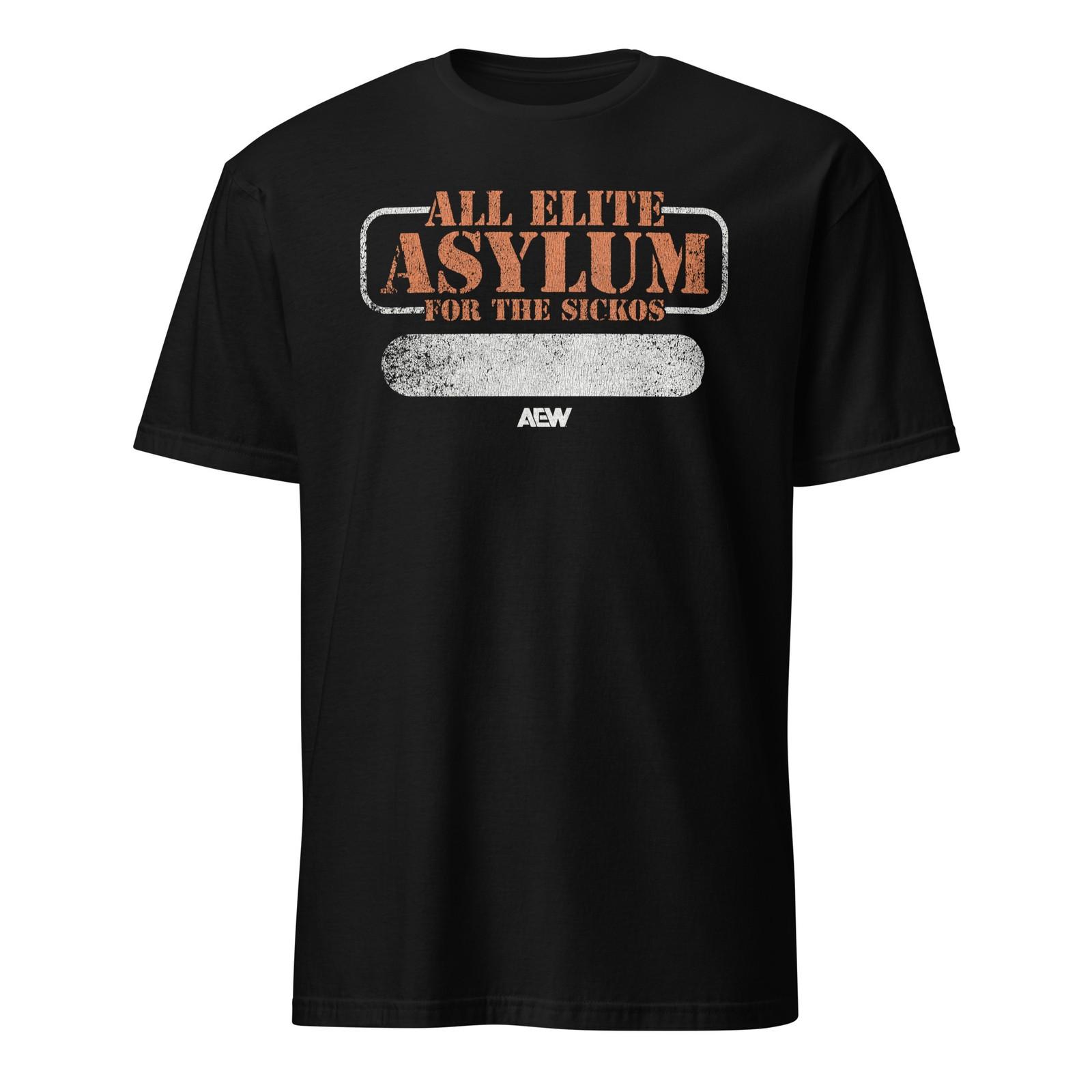 All Elite Asylum (Double-Sided) Official AEW T-Shirt S разноцветный