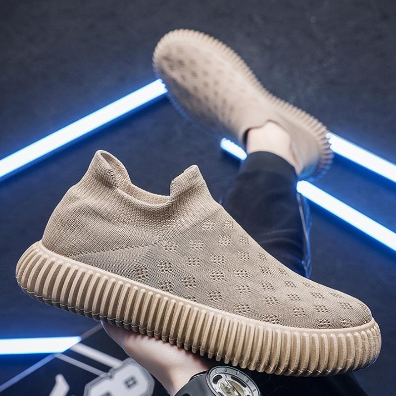 Original Herrensockenschuhe Atmungsaktiv Plateau Leicht Casuals Mode Vielseitig Outdoor Freizeitschuhe für Herren Zapatos De Hombre Neu