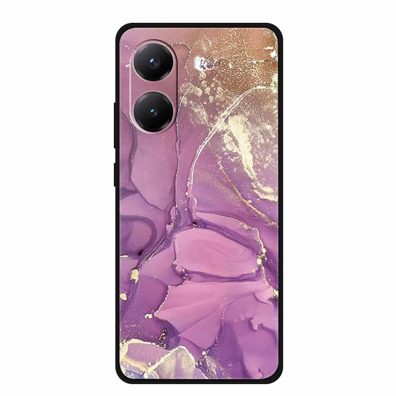 Funda For Poco X7 Pro Cases Marble Painted Silicone Back Cover for Poco X7 Pro Protective Shockproof Cool Capa Poco X7Pro Bumper
