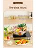 304 Food-Grade Stainless Steel Triple-Layer Stockpot for Induction Cookers - Perfect for Clear Soups and Universal Boiling, Uncoated.