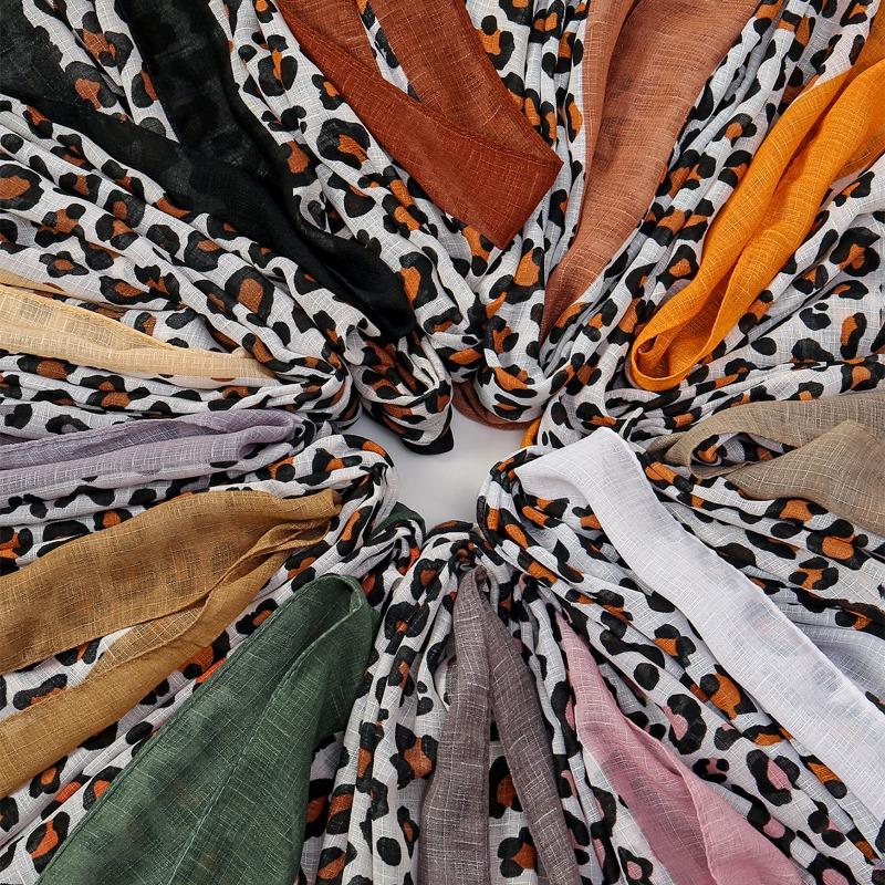 Hot-selling popular classic leopard print large size long towel fashion versatile trend new leopard print shawl women