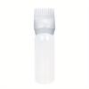 Empty Clear Pp Plastic 120ml Squeeze Applicator Bottles for Hair Oil Hair Dye Bottle, Hair Dye Applicator Bottles Plastic Squeeze Dyeing Shampoo