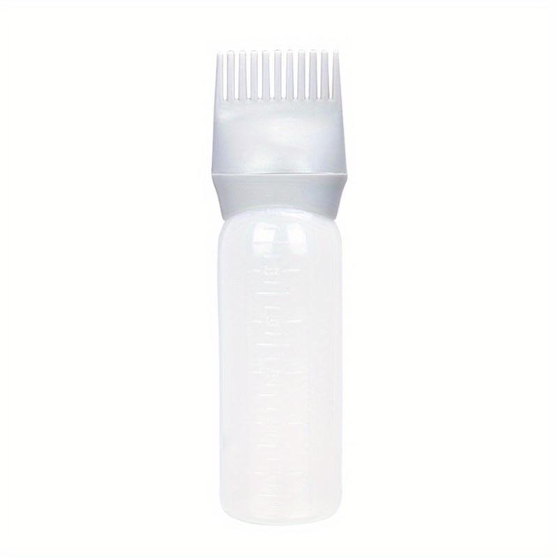 Empty Clear Pp Plastic 120ml Squeeze Applicator Bottles for Hair Oil Hair Dye Bottle, Hair Dye Applicator Bottles Plastic Squeeze Dyeing Shampoo