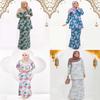 Muslim Women Long Skirt With 3d Printed Pattern For Casual And Formal Wear