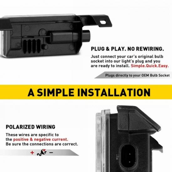 LED Truck Cargo Bed Lamps For Chevy/GMC 14-19 Silverado/Sierra 1500 2500 3500 EK