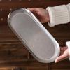 Retro Oval Stainless Steel Storage Tray with Custom Logo