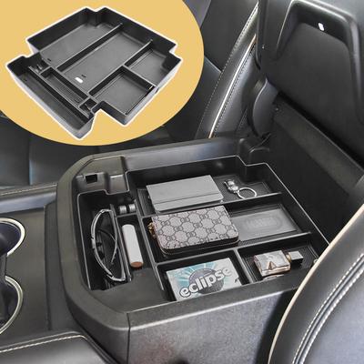 Car Interior Accessories for 2024    GMC Yukon Chevy Tahoe Suburban Central Console Organizer Armrest Storage Box