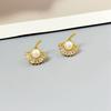 Fashion And Trendy Design Ginkgo Stud Earrings