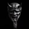 Horror Hannya Mask Halloween Cosplay Ghost Costume Accessories Carnival Party Terror Demon Prajna Mask Resin Prop