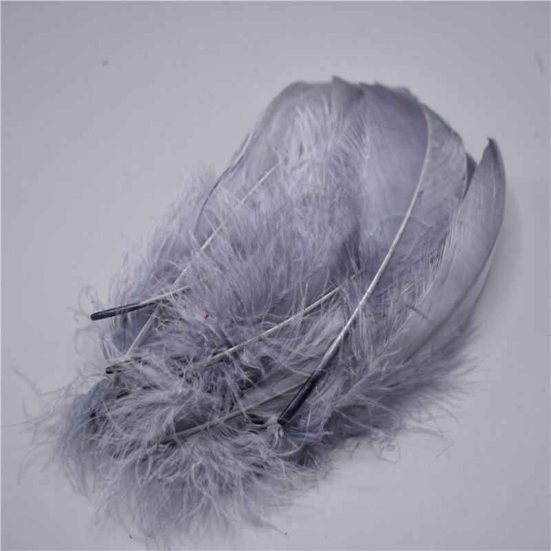 Nature Peppermint Green Goose Nagoire Feathers For Crafts Plumes 5-7Inch/13-18Cm Jewelry Clothing Accessories Wedding Decoration