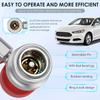 R134a Quick Coupler Adapter Kit 1/4 Inch Male Flare High Low Pressure 6 Ball Connector for Automotive HVAC Refrigerant Charging
