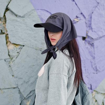 Personalized Color Matching Headscarf Caps for Women Men Outdoor Fashion Strap Sun Protection Hat Quick Drying Sun Visor Hat