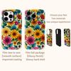 Bright Sunflower Garden Phone Case for IPhone 17AIR 16E 16 15 14 13 12 11 17 Pro Max Plus Double-layer Back Cover