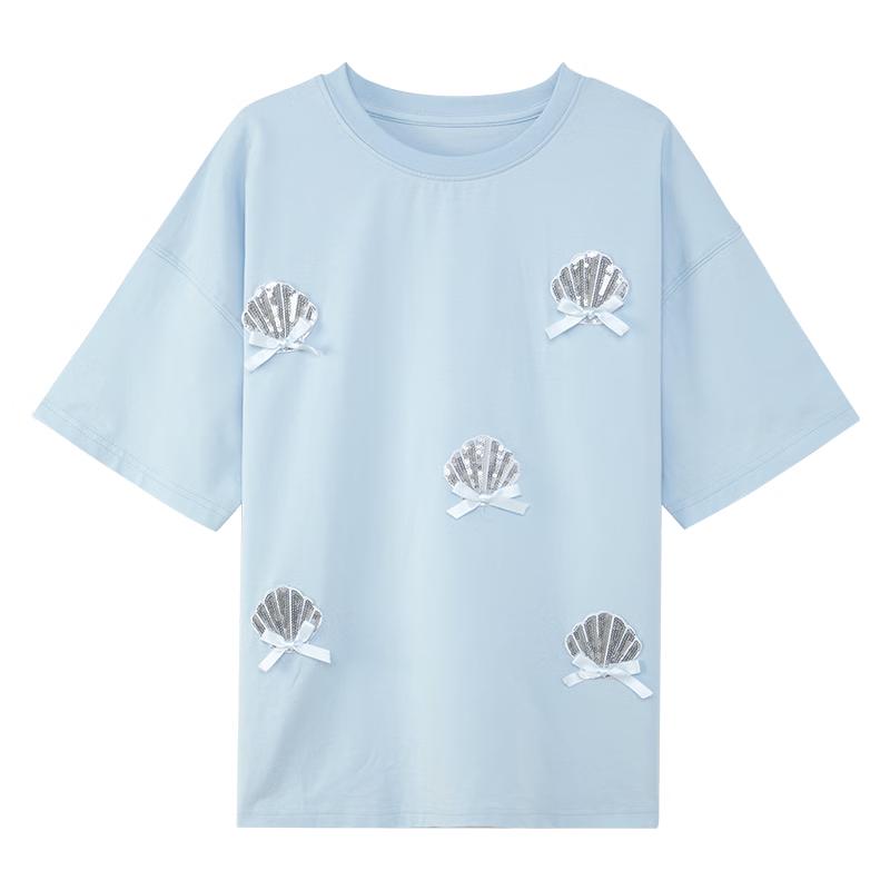 

Girls A-Class Plant-Based Glitter Shell Short Sleeve T-Shirt 140