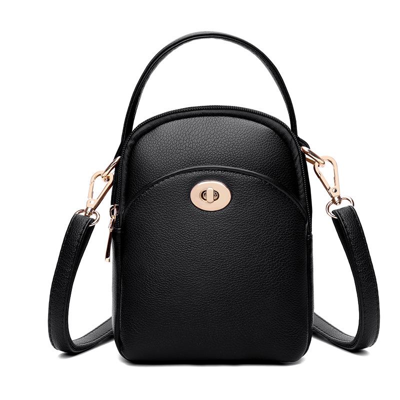 

Сумка для мобильного телефона Мода Корейская женская сумка Большая емкость Монета Кошелек Замок Длинный Кроссбоди Сумочка