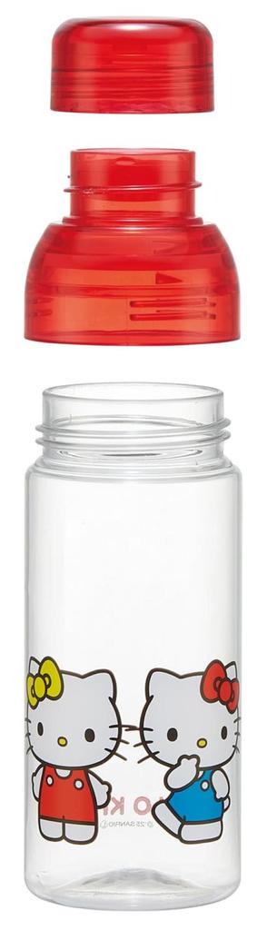Skater Sanrio Hello Kitty Mascot Water Bottle, 480ml with Slit, PSPR5MC-A