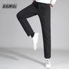 XueZhongFei Men's Winter Goose Down Straight-Leg Pants