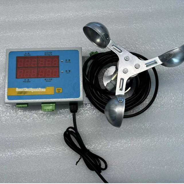 Digital Tower Crane Anemometer with Wind Force Scale and Automatic Alarm