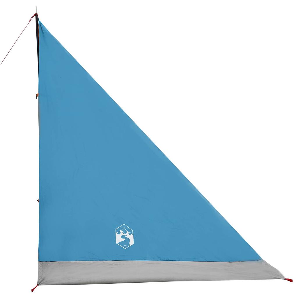Trekking Tent Blue 2 Person 185T Polyester with PU Coating