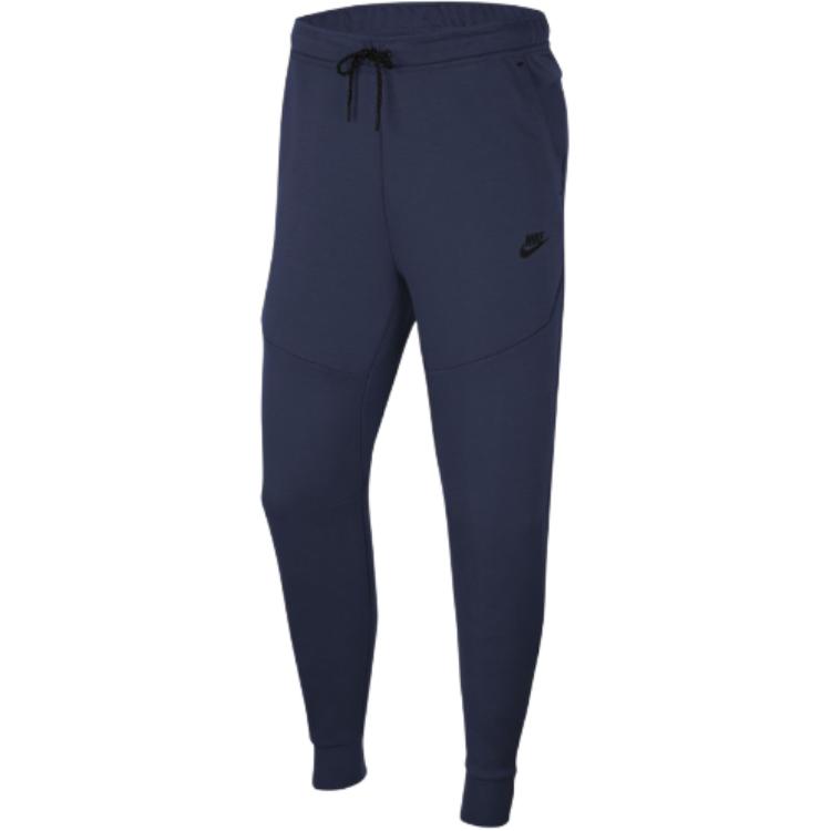 

Nike Logo Drawstring Cuffed Knit Joggers Men Joggers Blue CU4496-410 M