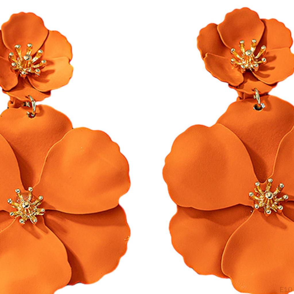 Floral Drop Earrings for Elegant Events