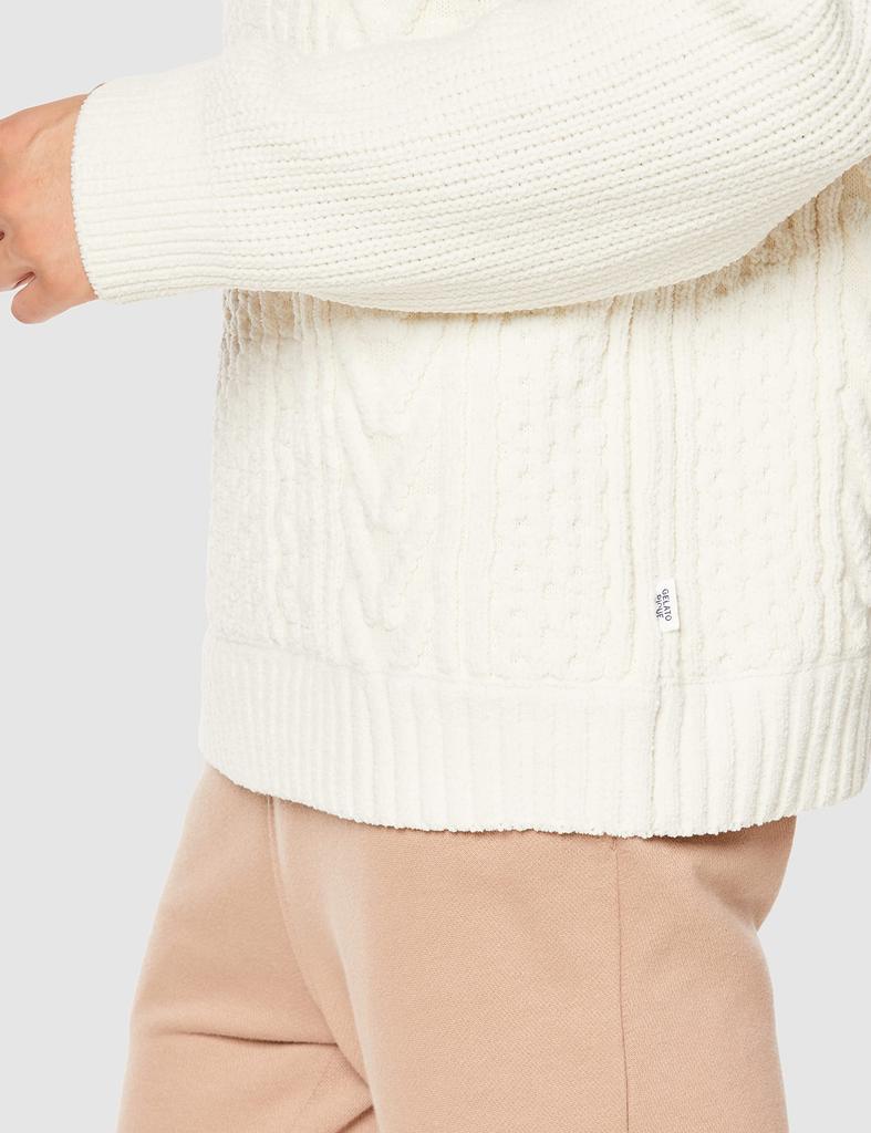 HOMME Souffle Run Knit Crew Neck Pullover PHNT224947 IVR L [Gelato Pique] Men's