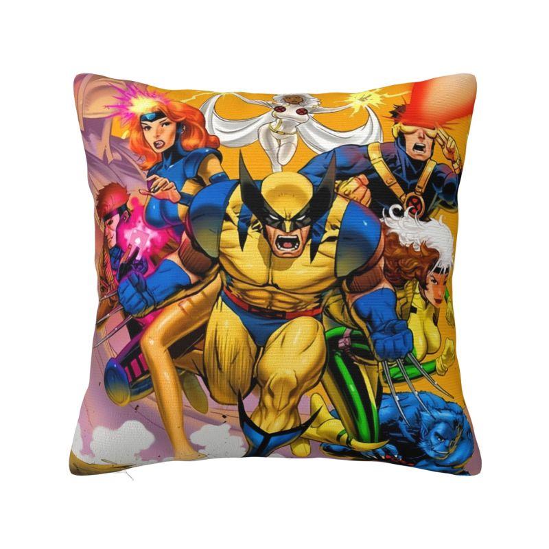 Benutzerdefinierte Luxus Disney X-Men Marvel Film Kissenbezug für Sofa Polyester Kissenhülle Heimdekoration