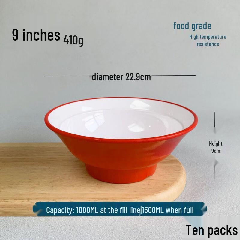 Maidekai A5 Melamine Commercial Ramen Bowl 9-inch